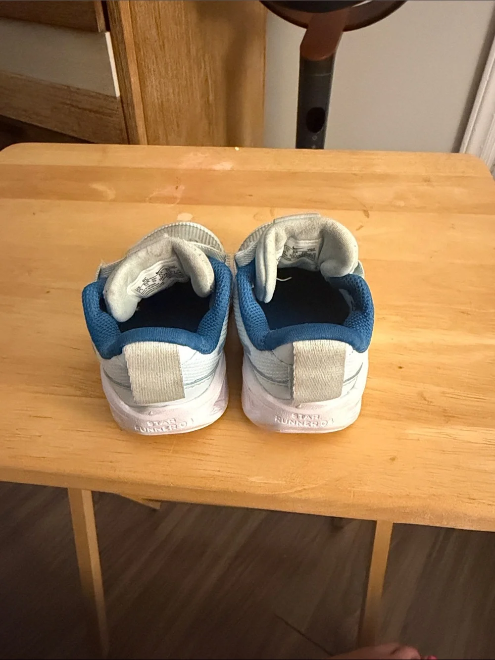 Nike Kids Light Teal and Blue Runner Sneakers